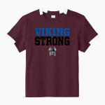 PLEASANT GROVE HIGH SCHOOL VIKINGS <span class="pdp-name-mascot">PLEASANT GROVE VIKINGS</span> Sport-Tek Youth Club Short Sleeve Crew Front Thumbnail