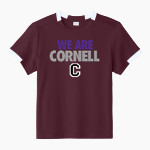 Cornell Rams <span class="pdp-name-mascot">Cornell Rams</span> Sport-Tek Youth Club Short Sleeve Crew Front Thumbnail