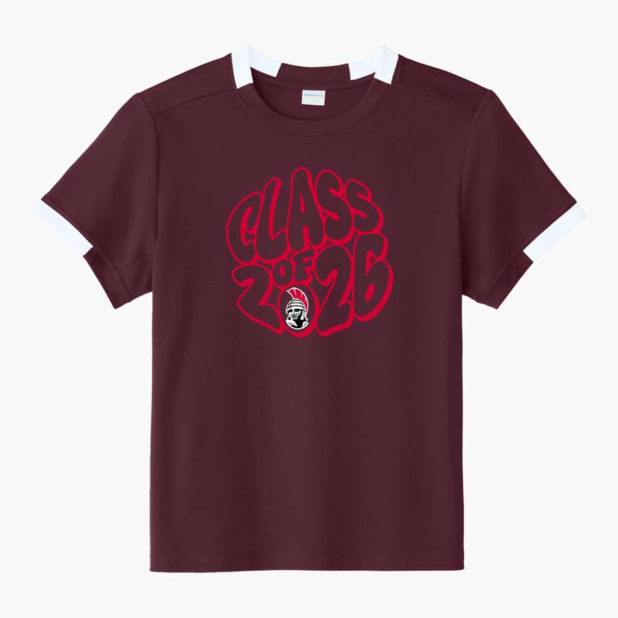 Everett Trojan <span class="pdp-name-mascot">Everett Trojans</span> Sport-Tek Youth Club Short Sleeve Crew