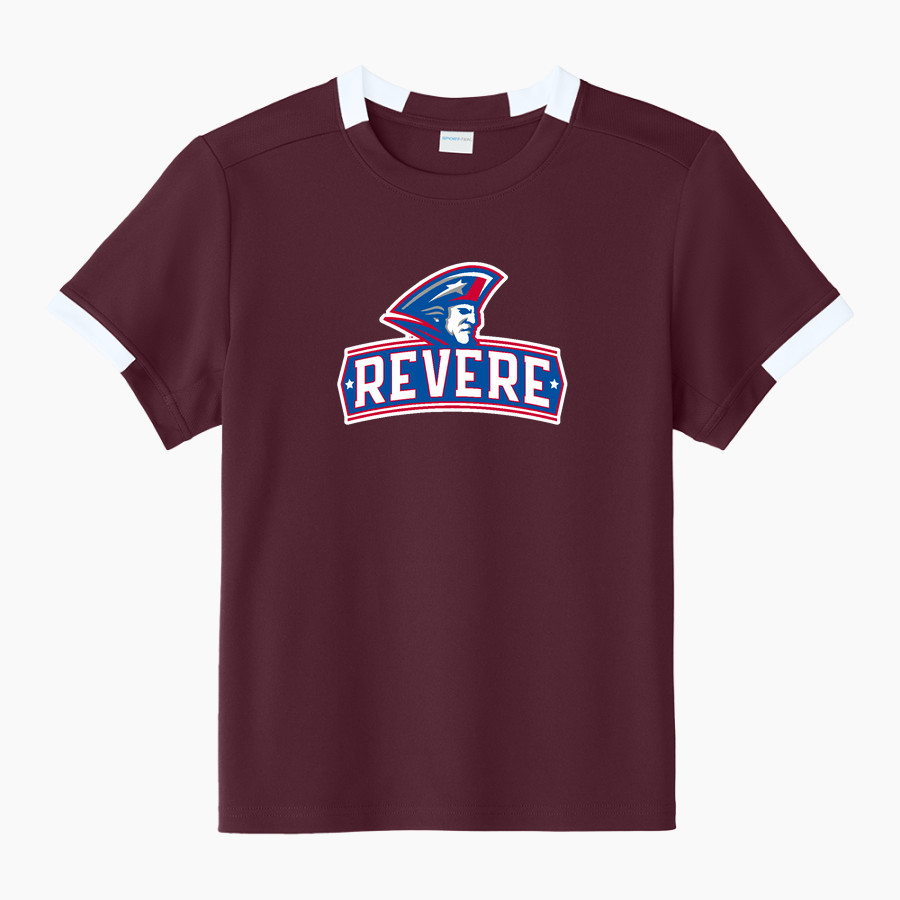 REVERE MINUTEMEN ONLINE STORE Sport-Tek Youth Club Short Sleeve Crew
