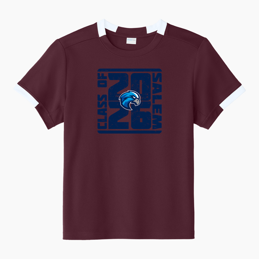 Salem Falcons <span class="pdp-name-mascot">Salem School District Falcons</span> Sport-Tek Youth Club Short Sleeve Crew