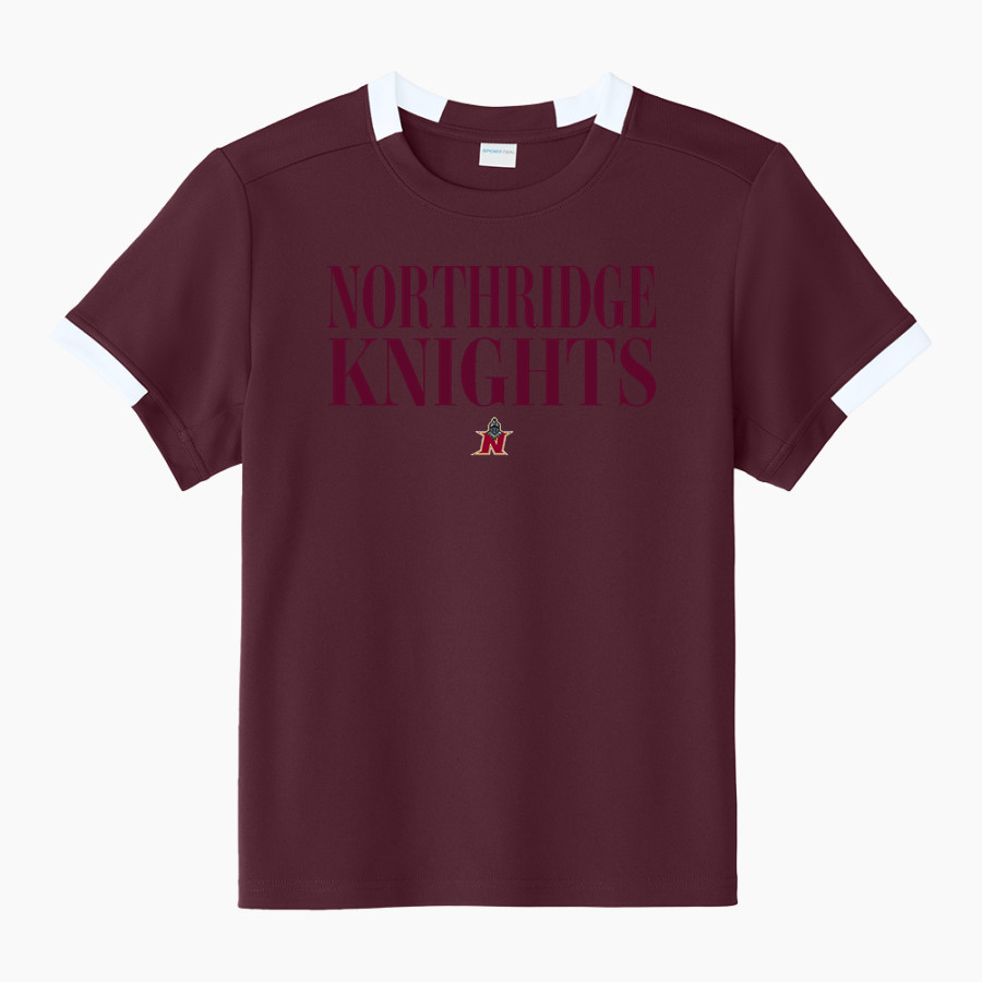 Northridge Knights Sport-Tek Youth Club Short Sleeve Crew