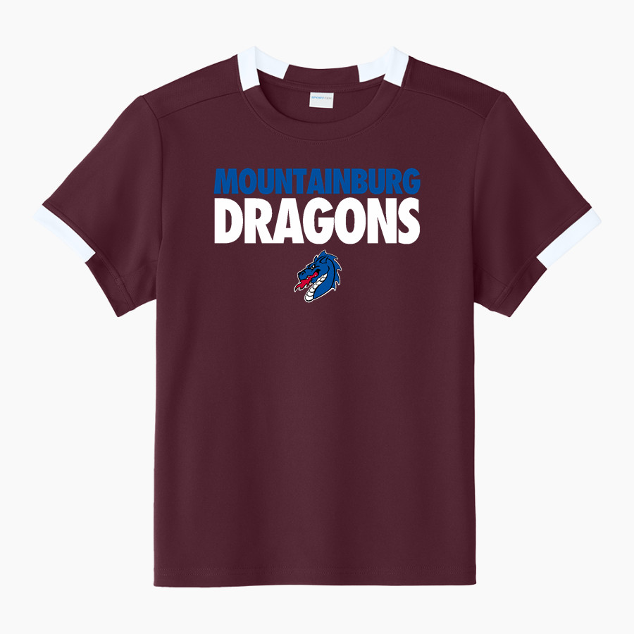 Mountainburg Dragons <span class="pdp-name-mascot">Mountainburg Dragons</span> Sport-Tek Youth Club Short Sleeve Crew
