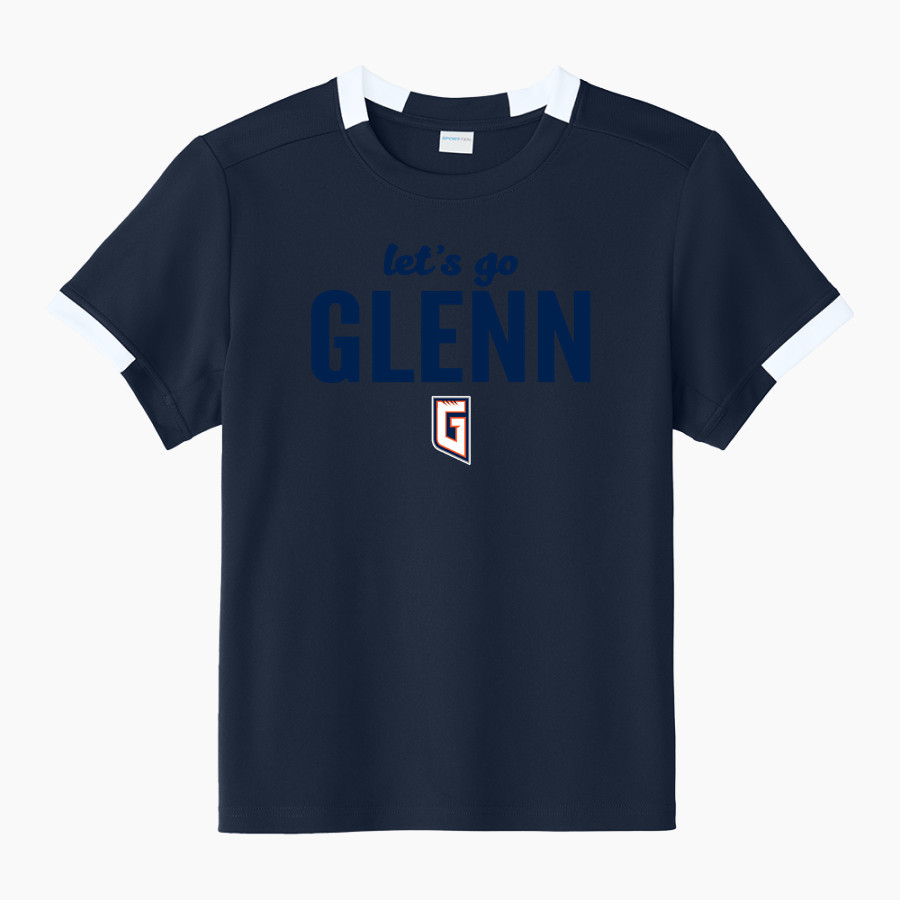 Glenn Grizzlies <span class="pdp-name-mascot">Tom Glenn Grizzlies</span> Sport-Tek Youth Club Short Sleeve Crew