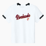 THE DALLES HIGH SCHOOL RIVERHAWKS Sport-Tek Youth Club Short Sleeve Crew Front Thumbnail