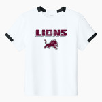 LOCKHART HIGH SCHOOL LIONS Sport-Tek Youth Club Short Sleeve Crew Front Thumbnail