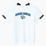 Divine Savior Academy Jaguars <span class="pdp-name-mascot">Divine Savior Academy Jaguars</span> Sport-Tek Youth Club Short Sleeve Crew Front Thumbnail