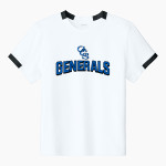 GEORGIA CHRISTIAN SCHOOL GENERALS Sport-Tek Youth Club Short Sleeve Crew Front Thumbnail