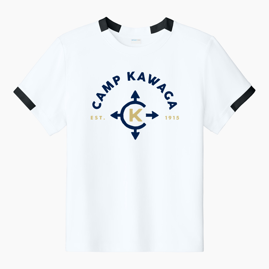 Camp Kawaga Sideline Store <span class="pdp-name-mascot">Camp Kawaga</span> Sport-Tek Youth Club Short Sleeve Crew
