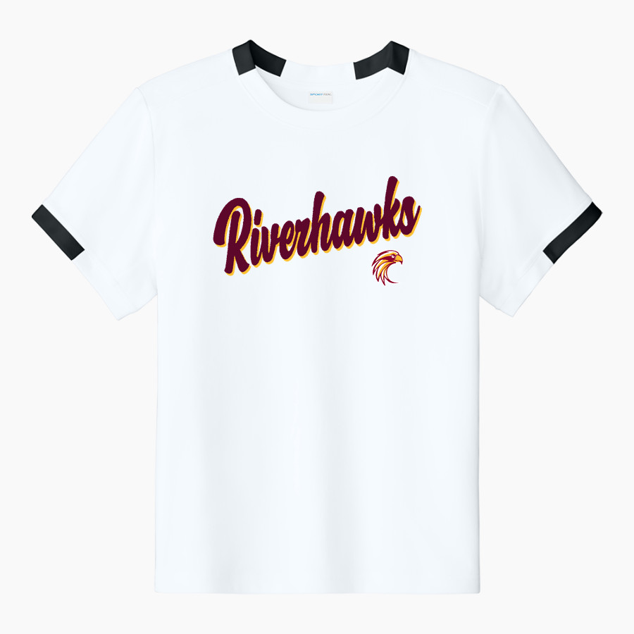 THE DALLES HIGH SCHOOL RIVERHAWKS Sport-Tek Youth Club Short Sleeve Crew