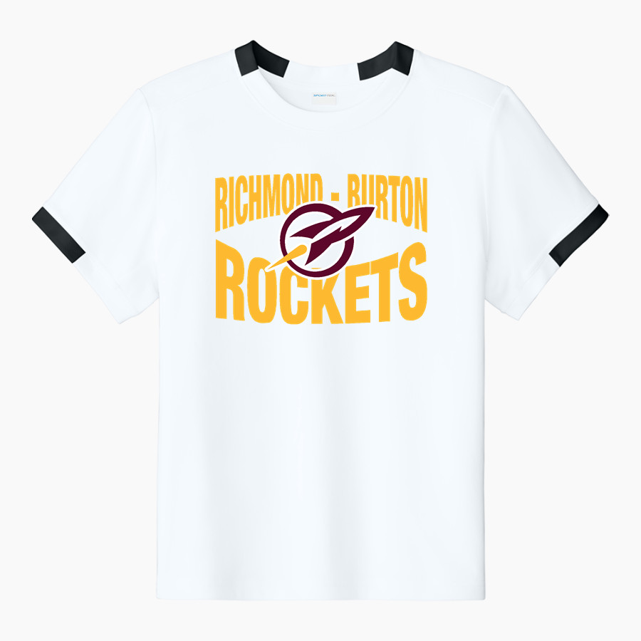 RICHMOND-BURTON HIGH SCHOOL ROCKETS Sport-Tek Youth Club Short Sleeve Crew