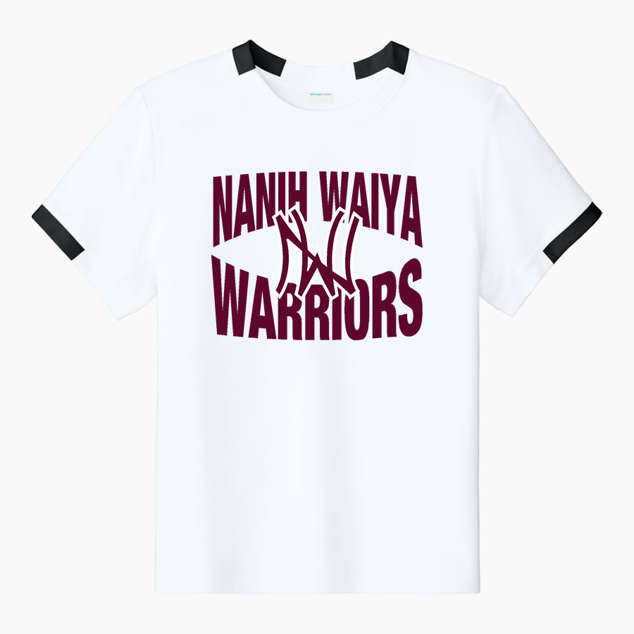 NANIH WAIYA HIGH SCHOOL WARRIORS <span class="pdp-name-mascot">NANIH WAIYA WARRIORS</span> Sport-Tek Youth Club Short Sleeve Crew