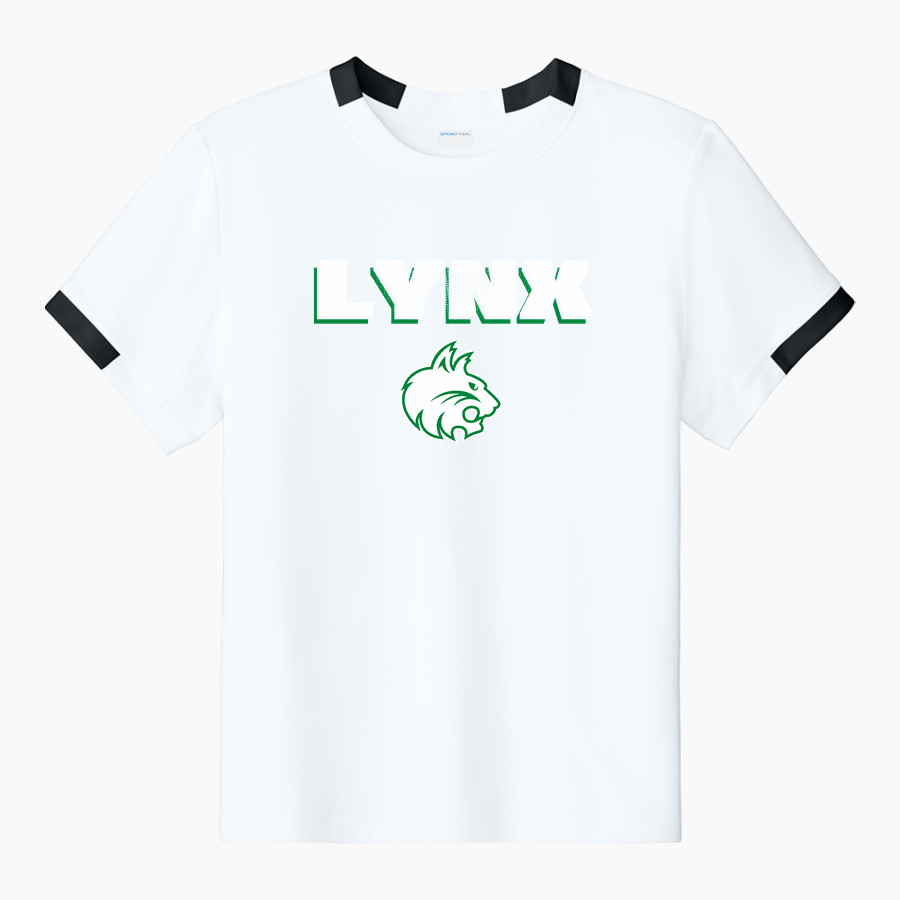 <span class="pdp-name-mascot">Lincoln Lynx</span> Sport-Tek Youth Club Short Sleeve Crew