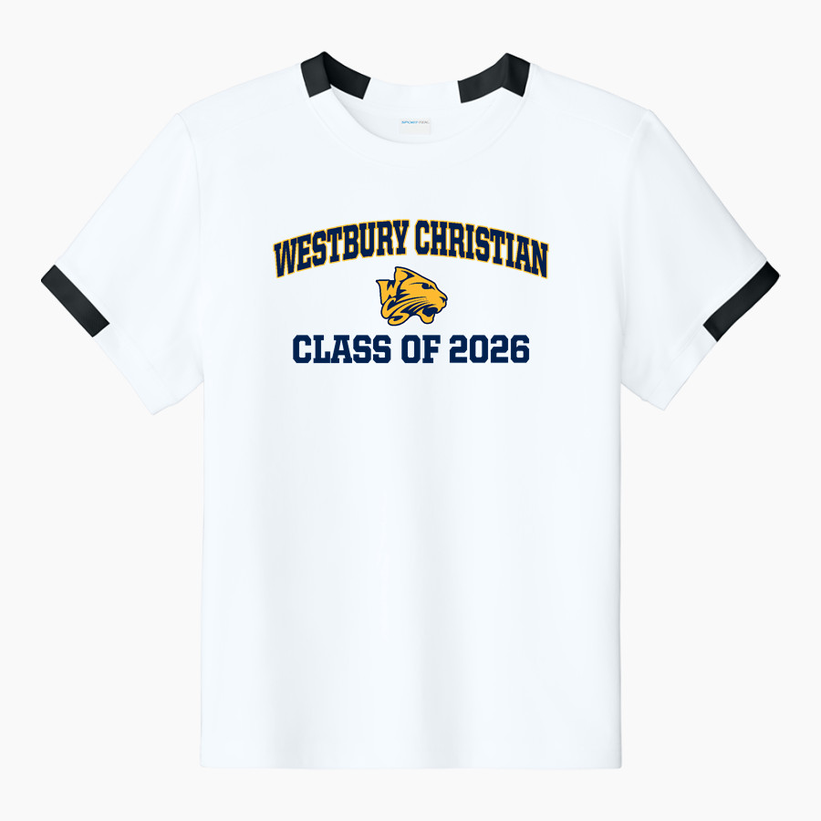 Westbury Christian Wildcats <span class="pdp-name-mascot">Westbury Christian Wildcats</span> Sport-Tek Youth Club Short Sleeve Crew