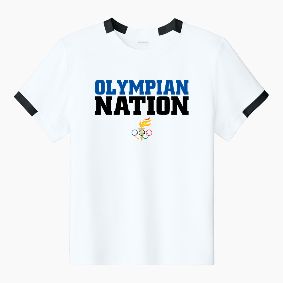 LEUZINGER HIGH SCHOOL OLYMPIANS Sport-Tek Youth Club Short Sleeve Crew