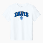 DAVIS SENIOR HIGH SCHOOL BLUE DEVILS <span class="pdp-name-mascot">DAVIS BLUE DEVILS</span> Sport-Tek Youth Club Short Sleeve Crew Front Thumbnail