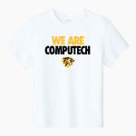 Computech Tigers <span class="pdp-name-mascot">Computech Middle School Tigers</span> Sport-Tek Youth Club Short Sleeve Crew Front Thumbnail