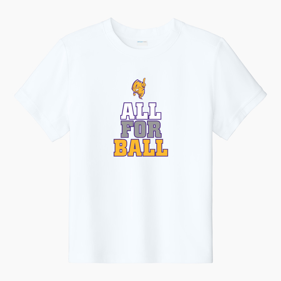 BALL HIGH SCHOOL GOLDEN TORNADOES <span class="pdp-name-mascot">BALL GOLDEN TORNADOES</span> Sport-Tek Youth Club Short Sleeve Crew