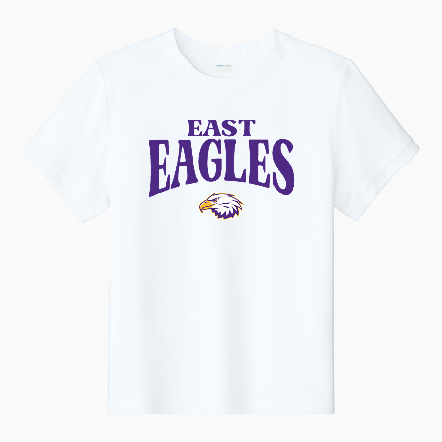 EAST HIGH SCHOOL EAGLES <span class="pdp-name-mascot">EAST EAGLES</span> Sport-Tek Youth Club Short Sleeve Crew