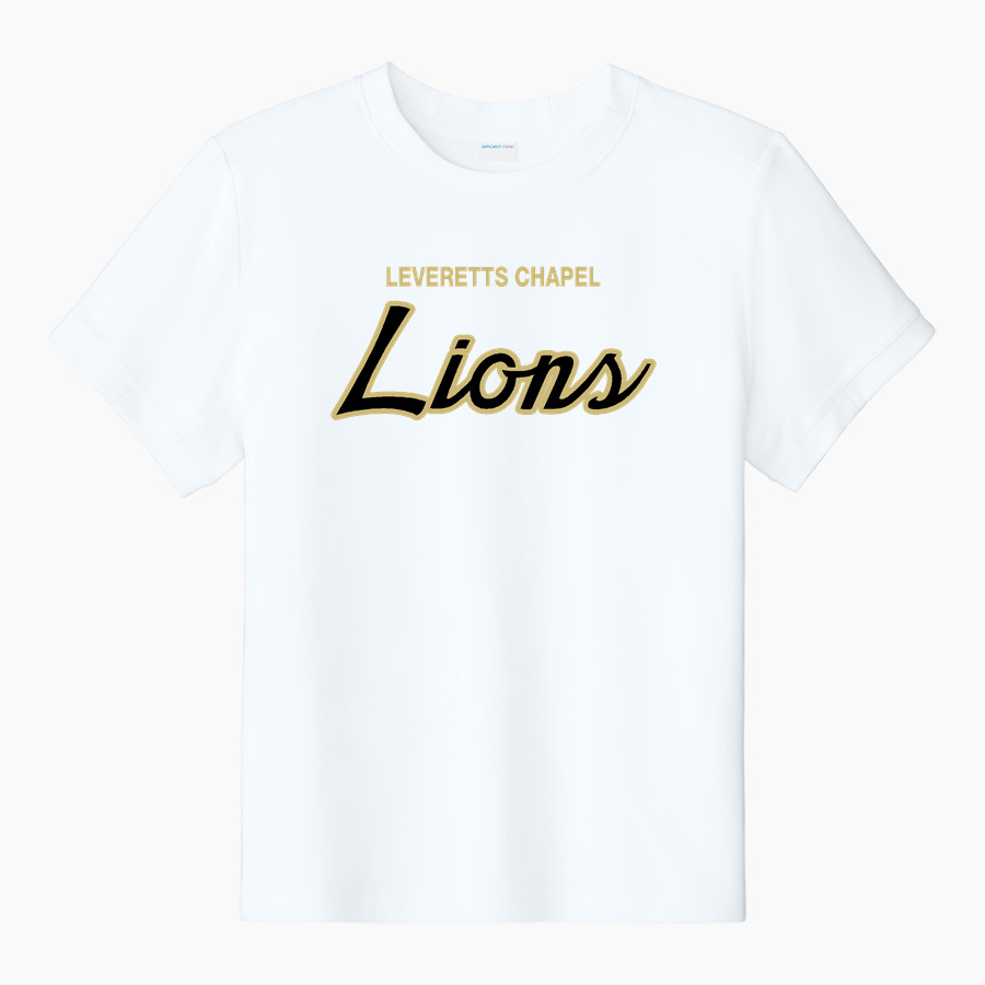 LEVERETTS CHAPEL HIGH SCHOOL LIONS <span class="pdp-name-mascot">LEVERETTS CHAPEL LIONS</span> Sport-Tek Youth Club Short Sleeve Crew