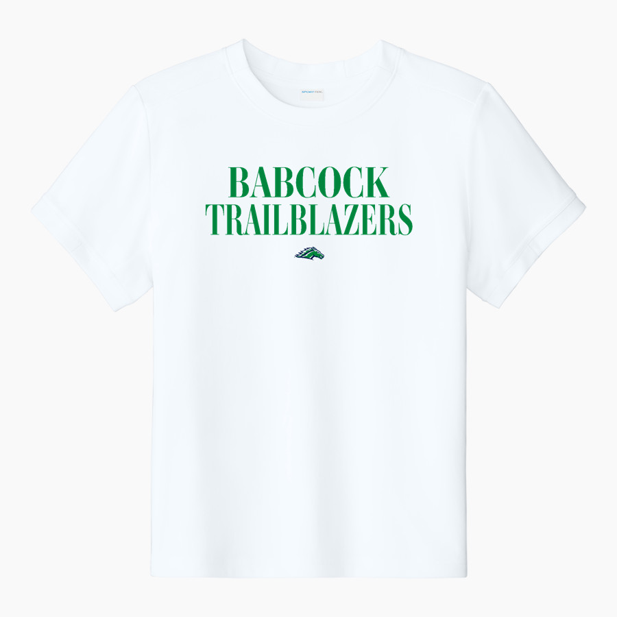 Babcock Trailblazers <span class="pdp-name-mascot">Babcock High School Trailblazers</span> Sport-Tek Youth Club Short Sleeve Crew