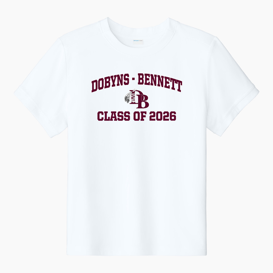 DOBYNS-BENNETT HIGH SCHOOL INDIANS <span class="pdp-name-mascot">DOBYNS - BENNETT INDIANS</span> Sport-Tek Youth Club Short Sleeve Crew