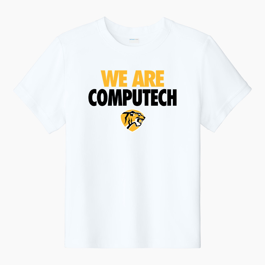 Computech Tigers <span class="pdp-name-mascot">Computech Middle School Tigers</span> Sport-Tek Youth Club Short Sleeve Crew