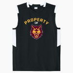 Colonie Sideline Store Sport-Tek Youth Club Sleeveless V-Neck Front Thumbnail