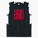 Crofton Cardinals <span class="pdp-name-mascot">Crofton Cardinals</span> Sport-Tek Youth Club Sleeveless V-Neck Front Thumbnail