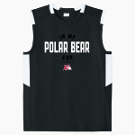 HORTONVILLE HIGH SCHOOL POLAR BEARS <span class="pdp-name-mascot">HORTONVILLE POLAR BEARS</span> Sport-Tek Youth Club Sleeveless V-Neck Front Thumbnail