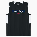 SPARTANBURG CHRISTIAN ACADEMY WARRIORS <span class="pdp-name-mascot">SPARTANBURG WARRIORS</span> Sport-Tek Youth Club Sleeveless V-Neck Front Thumbnail