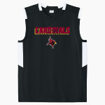 Fisher Cardinals <span class="pdp-name-mascot">Fisher Cardinals</span> Sport-Tek Youth Club Sleeveless V-Neck Front Thumbnail