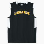 LINCOLN PARK HIGH SCHOOL LIONS Sport-Tek Youth Club Sleeveless V-Neck Front Thumbnail