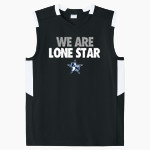 LONE STAR HIGH SCHOOL RANGERS <span class="pdp-name-mascot">LONE STAR RANGERS</span> Sport-Tek Youth Club Sleeveless V-Neck Front Thumbnail