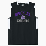 UPSON-LEE High School Knights <span class="pdp-name-mascot">Upson Lee Knights</span> Sport-Tek Youth Club Sleeveless V-Neck Front Thumbnail