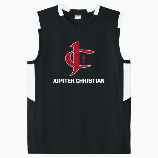 Sport-Tek Youth Club Sleeveless V-Neck