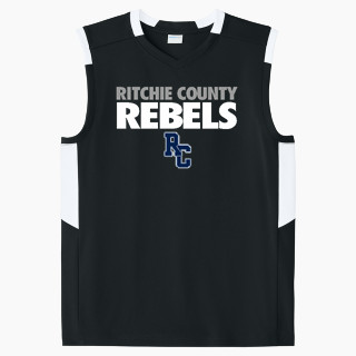 Sport-Tek Youth Club Sleeveless V-Neck