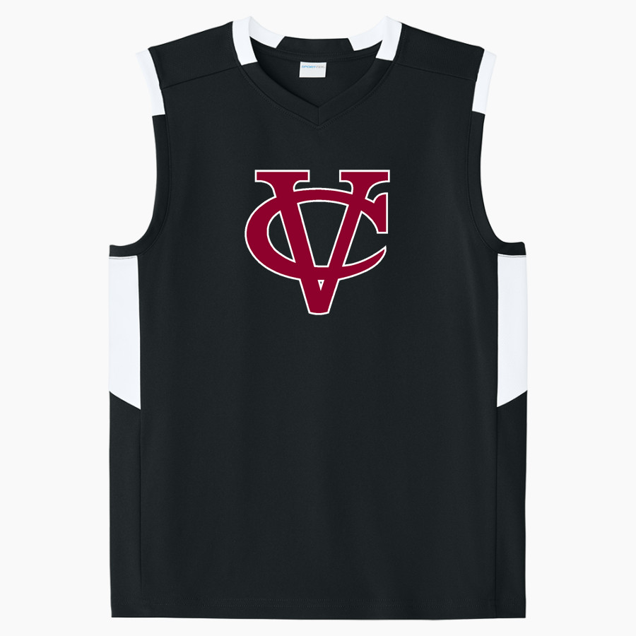 Vassar Brewers <span class="pdp-name-mascot">Vassar College Brewers</span> Sport-Tek Youth Club Sleeveless V-Neck
