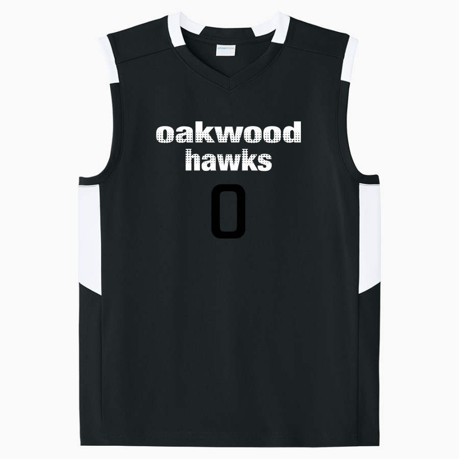 Oakwood Hawks <span class="pdp-name-mascot">Oakwood Hawks</span> Sport-Tek Youth Club Sleeveless V-Neck