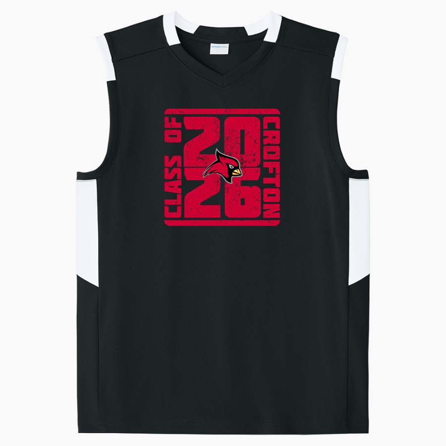 Crofton Cardinals <span class="pdp-name-mascot">Crofton Cardinals</span> Sport-Tek Youth Club Sleeveless V-Neck