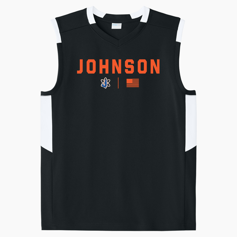 Johnson Atom Smashers Sport-Tek Youth Club Sleeveless V-Neck