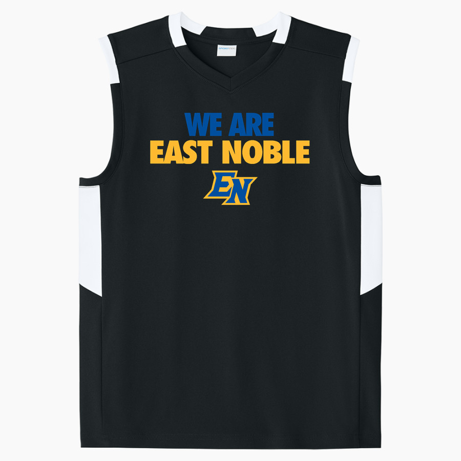 EAST NOBLE HIGH SCHOOL KNIGHTS <span class="pdp-name-mascot">EAST NOBLE KNIGHTS</span> Sport-Tek Youth Club Sleeveless V-Neck