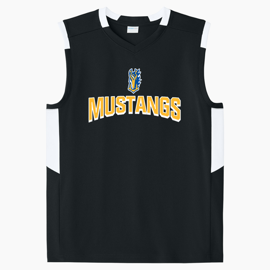 NorthPointe Christian Mustangs <span class="pdp-name-mascot">NorthPointe Christian Schools Mustangs</span> Sport-Tek Youth Club Sleeveless V-Neck