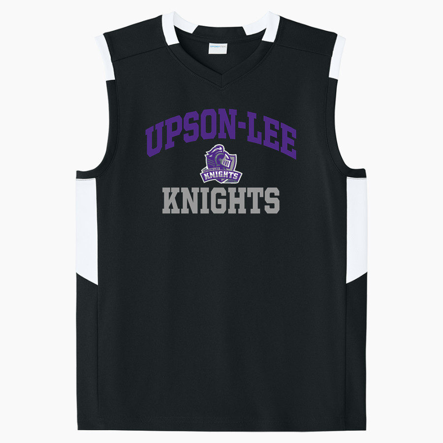 UPSON-LEE High School Knights <span class="pdp-name-mascot">Upson Lee Knights</span> Sport-Tek Youth Club Sleeveless V-Neck