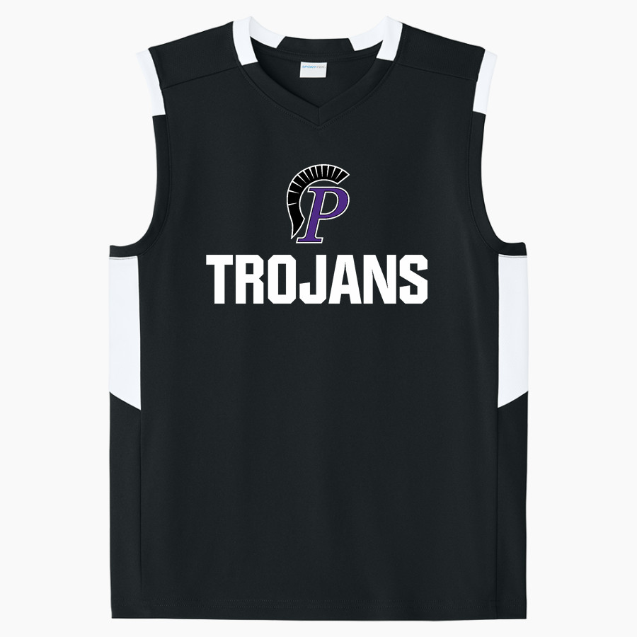 Petaluma Trojans <span class="pdp-name-mascot">Petaluma Trojans</span> Sport-Tek Youth Club Sleeveless V-Neck