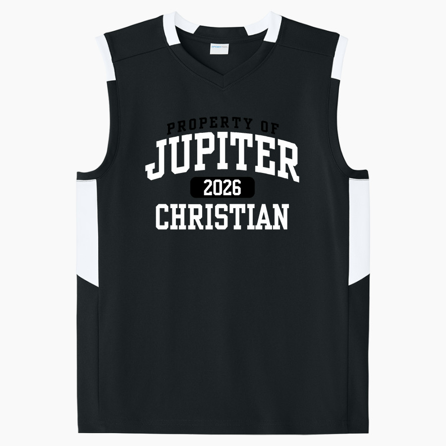 Jupiter Christian Eagles <span class="pdp-name-mascot">Jupiter Eagles</span> Sport-Tek Youth Club Sleeveless V-Neck