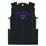 Trevecca University Trojans <span class="pdp-name-mascot">Trevecca University Trojans</span> Sport-Tek Youth Club Sleeveless V-Neck Front Thumbnail