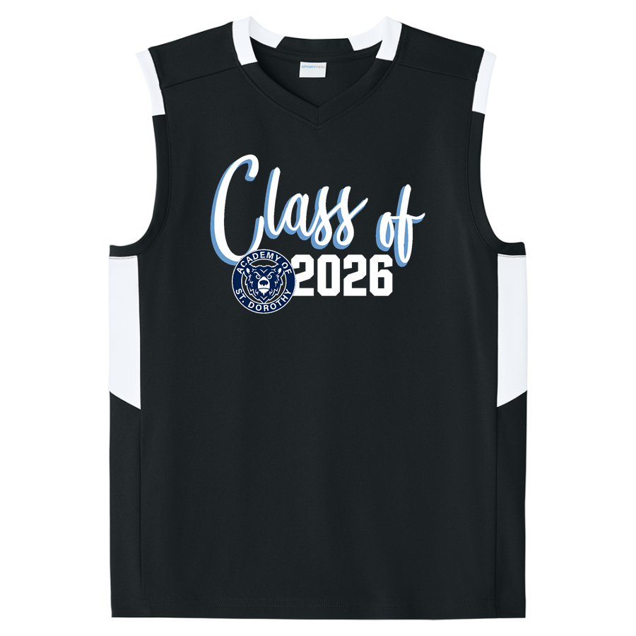 Academy of St. Dorothy <span class="pdp-name-mascot">Academy of St. Dorothy Bears</span> Sport-Tek Youth Club Sleeveless V-Neck