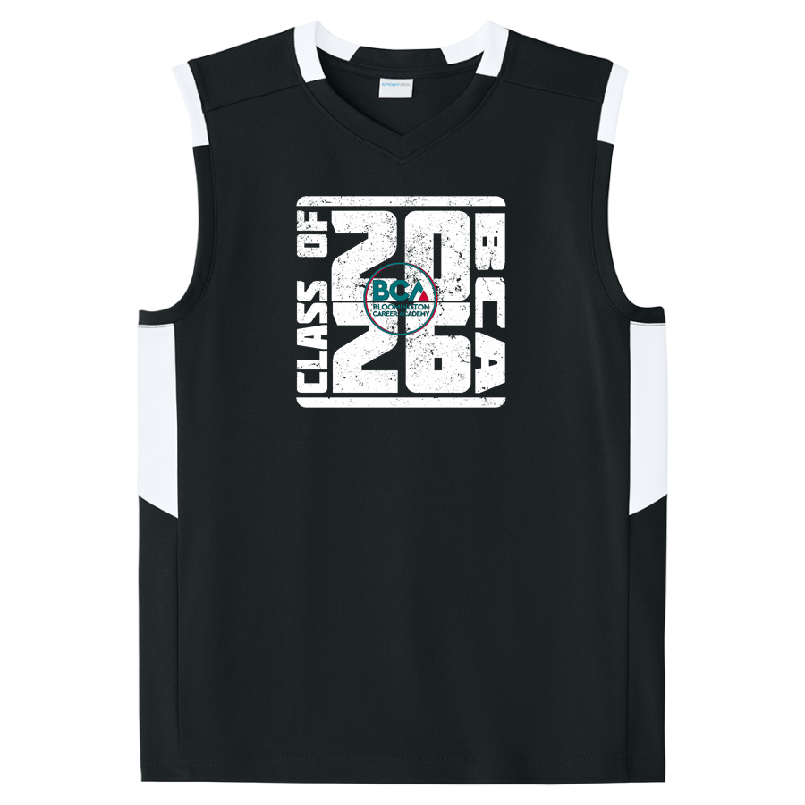 Bloomington Career Academy <span class="pdp-name-mascot">Bloomington Career Academy</span> Sport-Tek Youth Club Sleeveless V-Neck