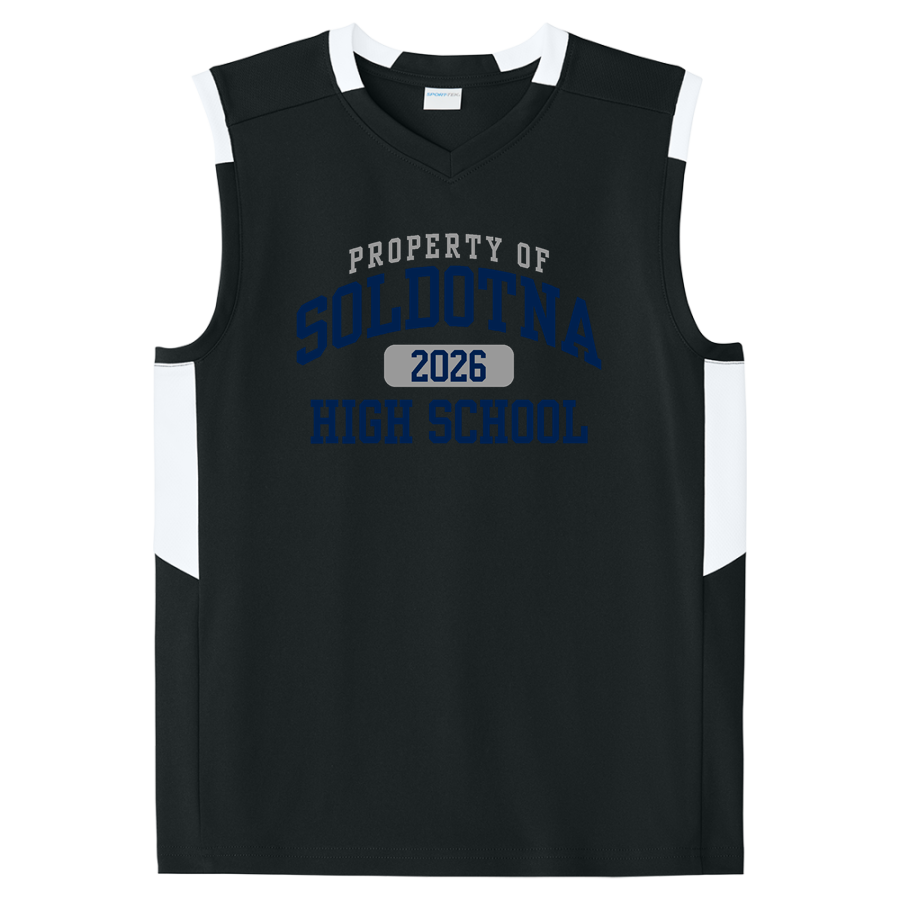 SOLDOTNA HIGH SCHOOL STARS <span class="pdp-name-mascot">SOLDOTNA STARS</span> Sport-Tek Youth Club Sleeveless V-Neck